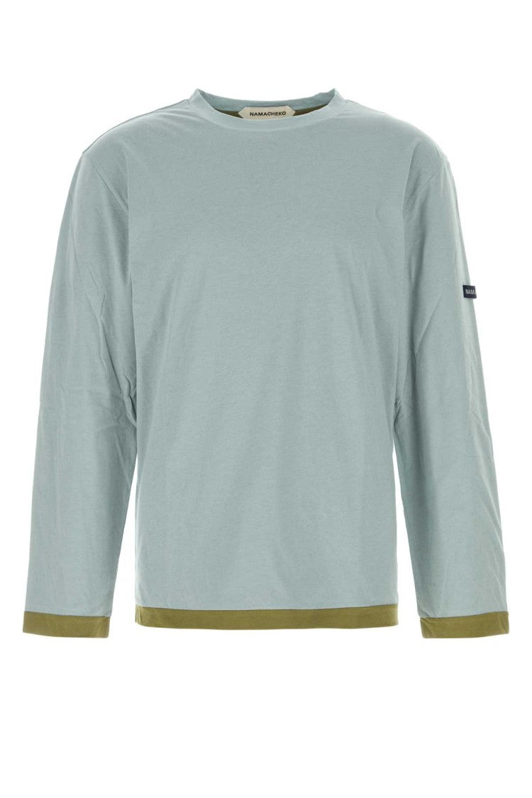 Namacheko Powder Blue Cotton T-Shirt