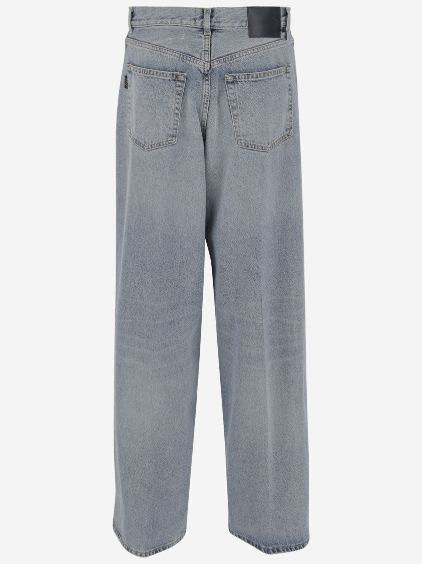 Haikure Wide Fit Cotton Denim Jeans