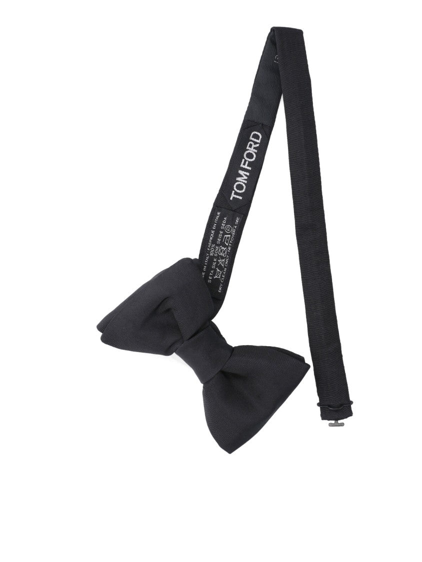 Tom Ford Silk Bow Tie – Black