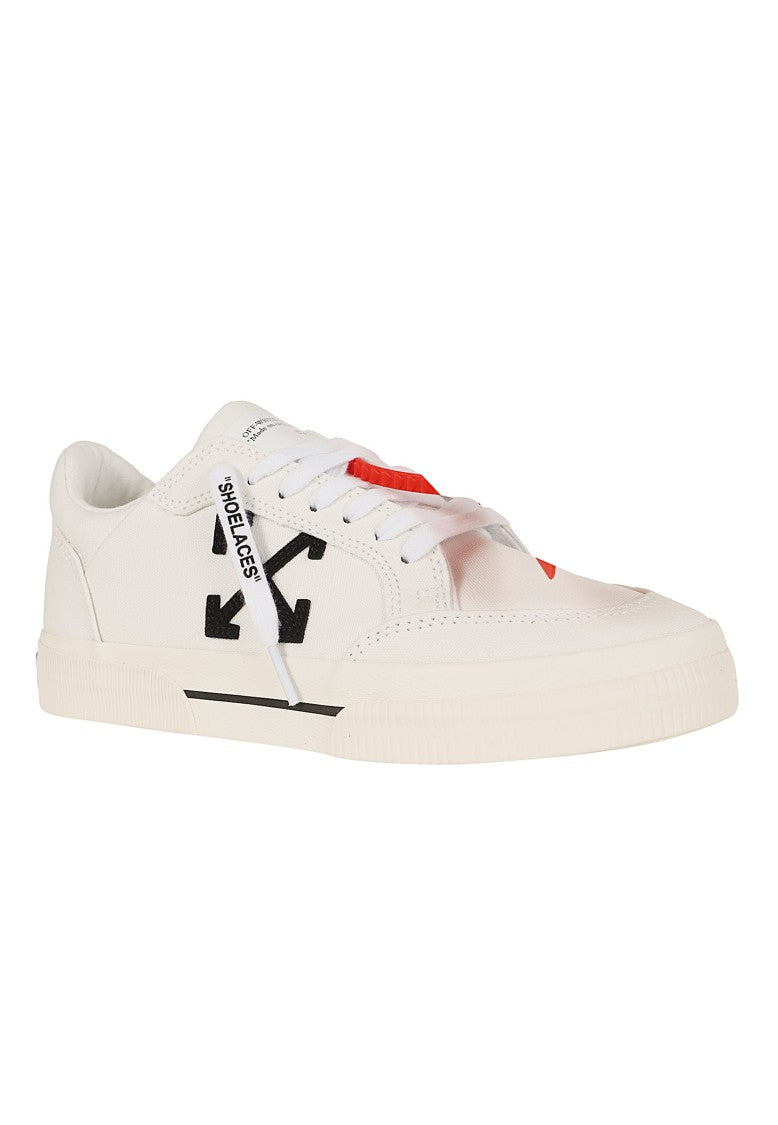 Off-White White Vulc Low Canvas Sneakers