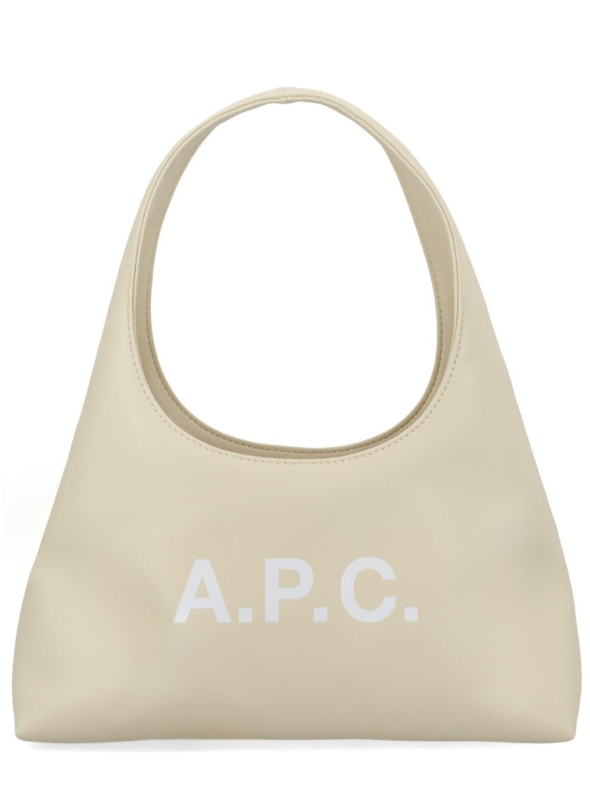A.P.C. Neutrals Ninon Baby Rounded Handle Handbag