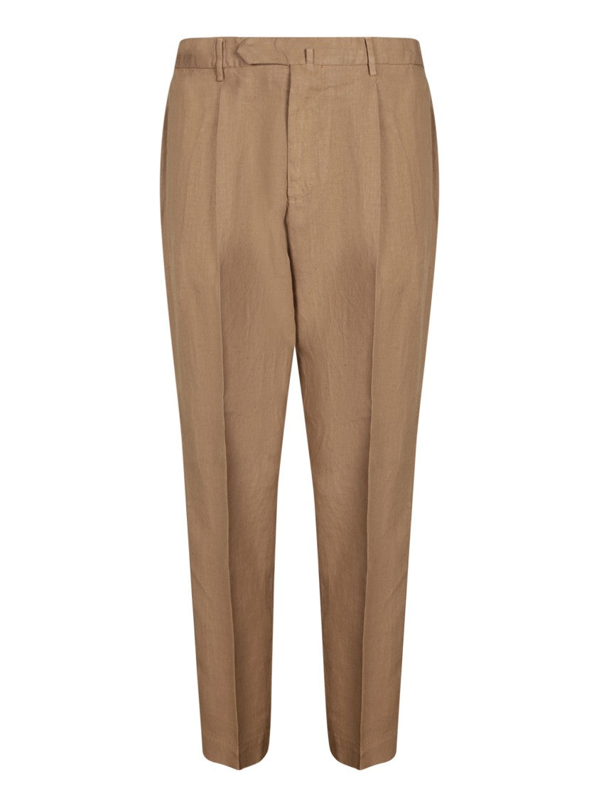 Dell'oglio Beige Trousers With Tailored Silhouette