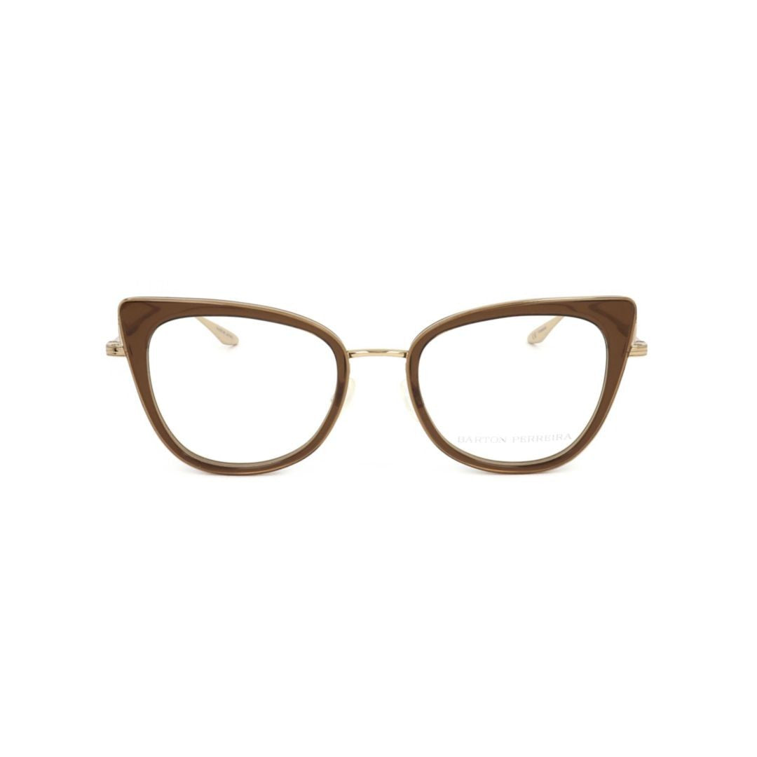 Barton Perreira Bp5198 522Jy Cat-Eye Frame Eyeglasses With Gold Metal Temples