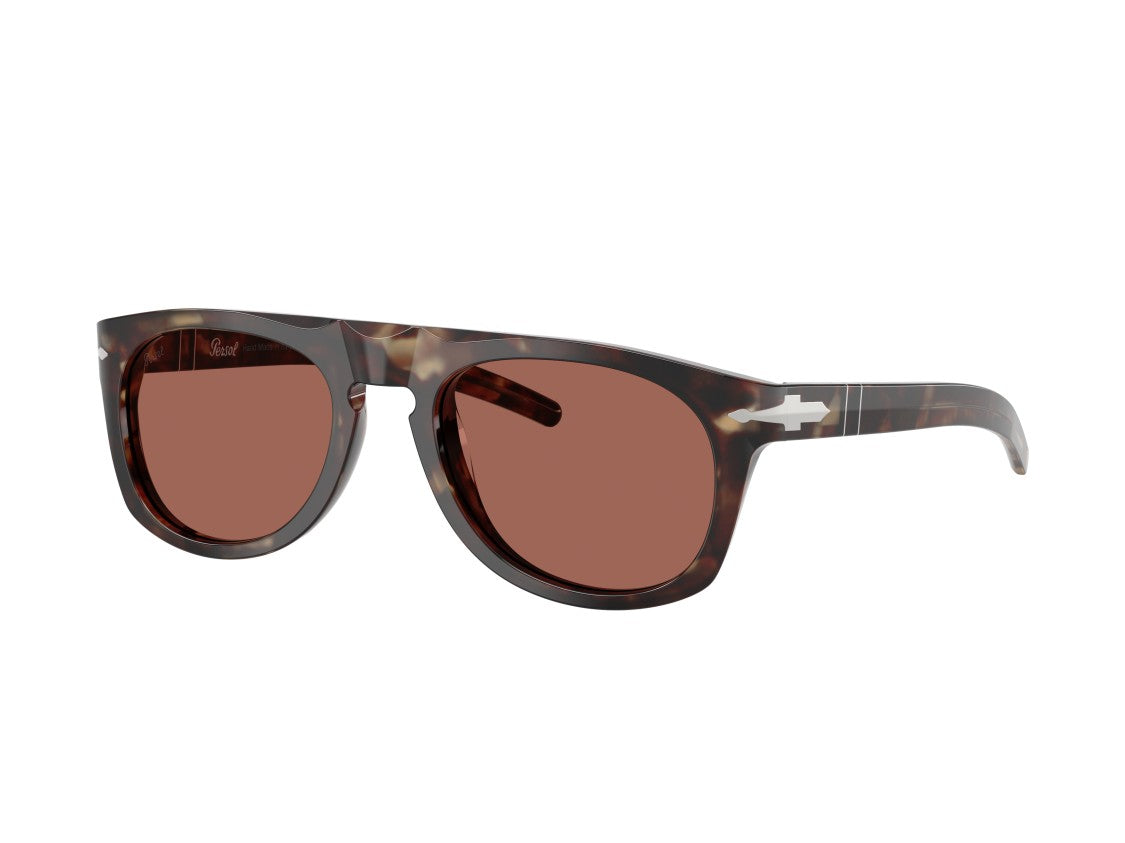Persol Silver 0Po3401s Tortoiseshell Acetate Sunglasses