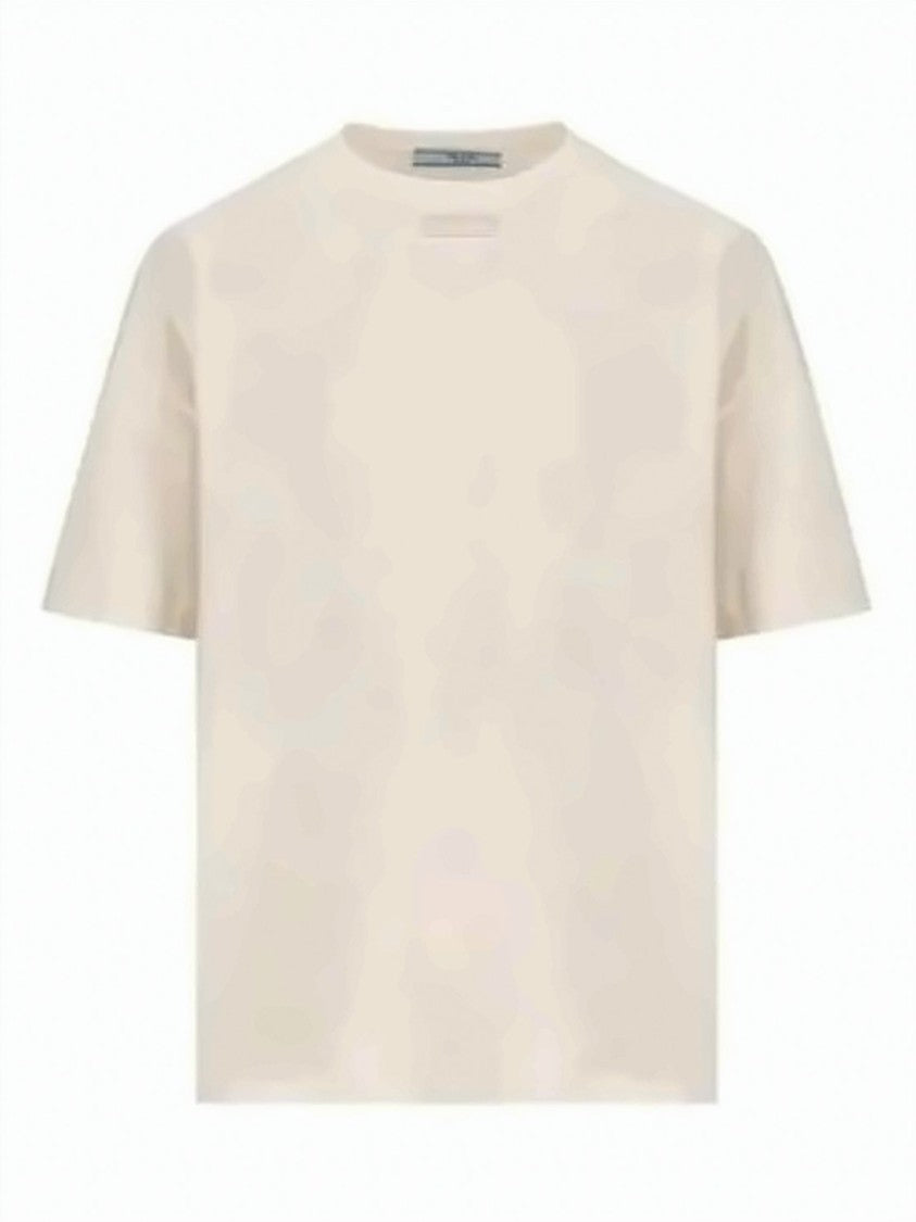 Prada Short-Sleeved Crew Neck T-Shirt With Design
