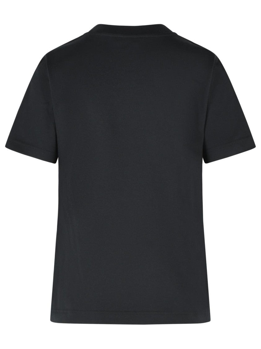 Burberry 'Frankie' Black Cotton T-Shirt