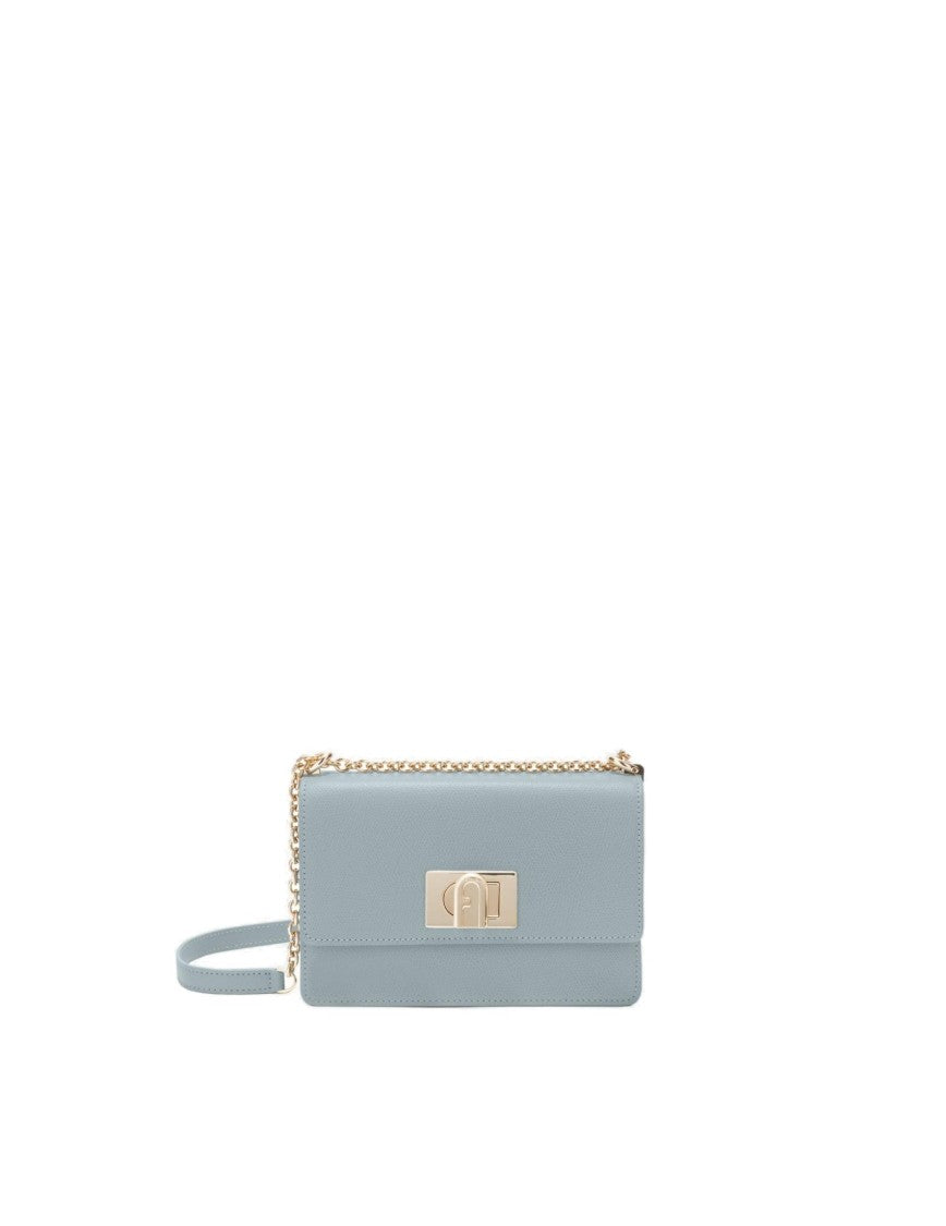 Furla 1927 Mini Leather Shoulder Bag Cloud Color