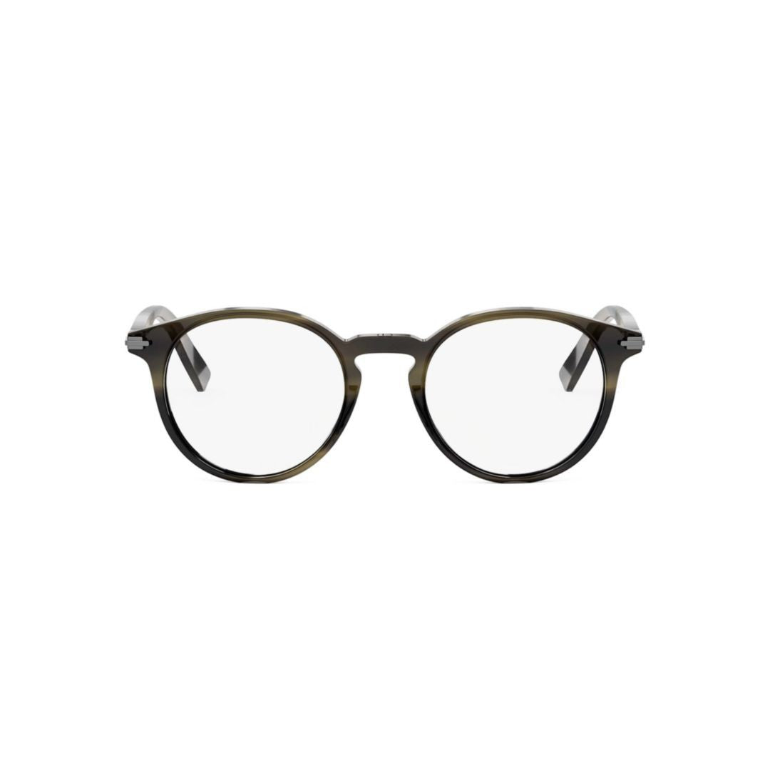 Dior Blacksuito R6i Round Tortoiseshell Pattern Eyeglasses