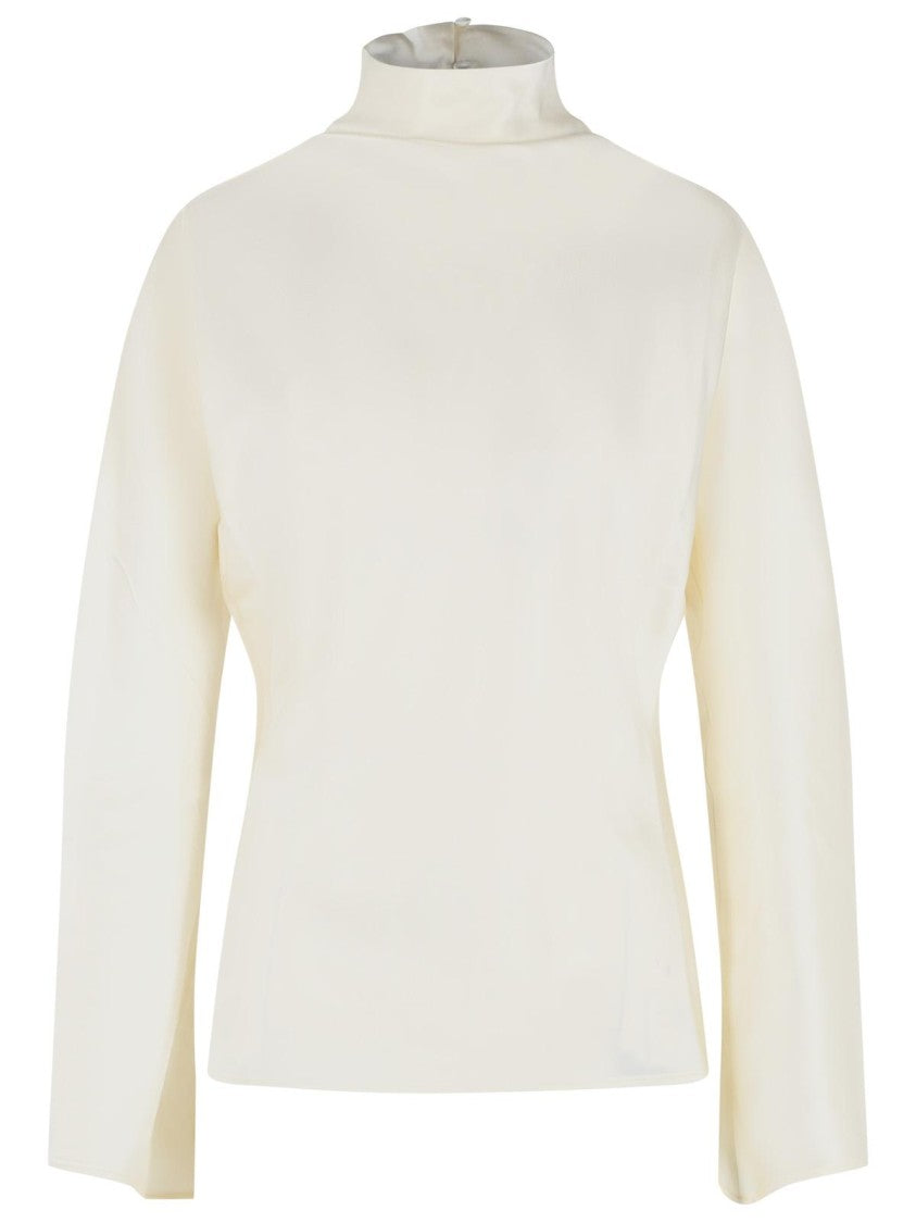 Róhe Cream Acetate Blend Blouse