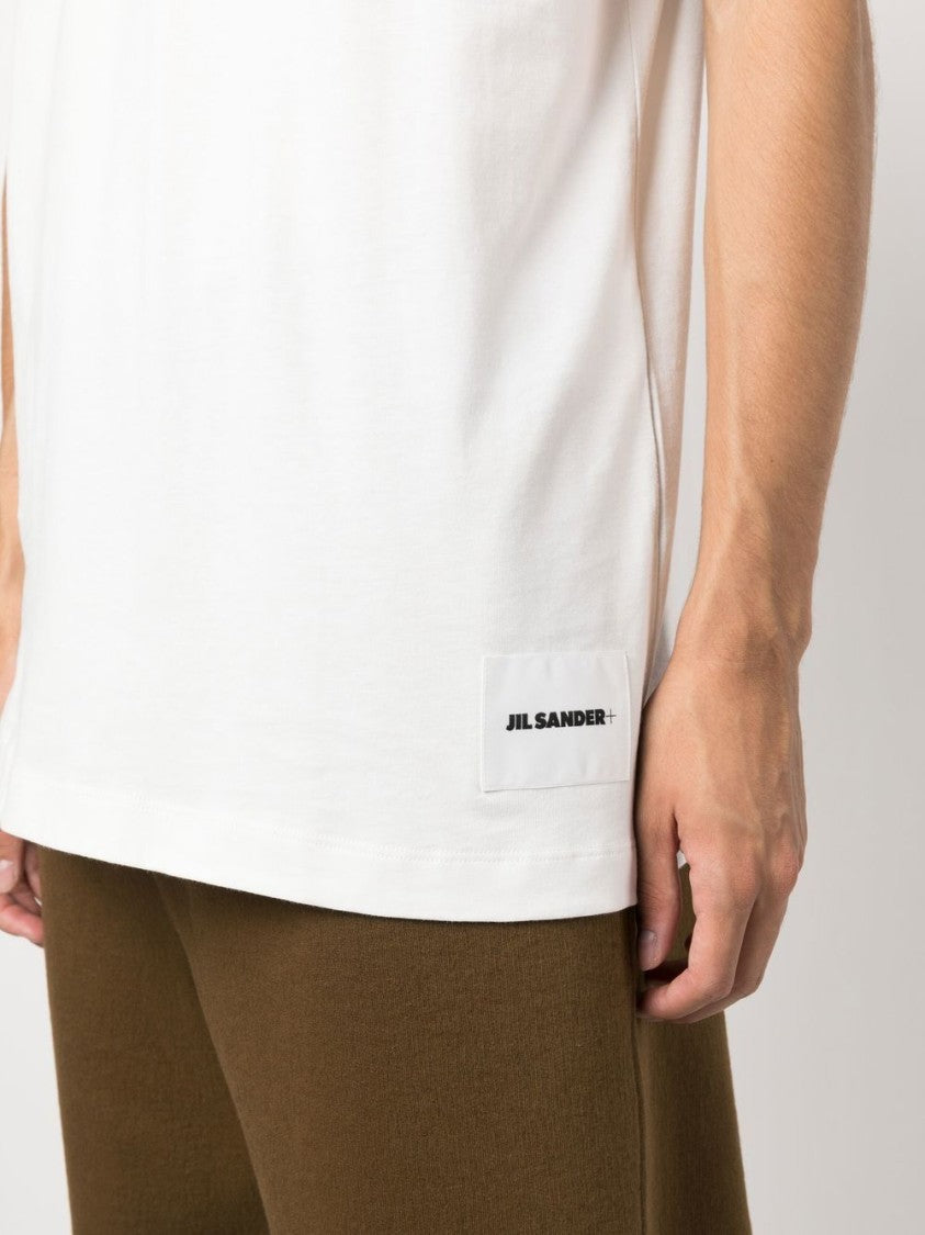 Jil Sander Organic Cotton Short Sleeve T-Shirt