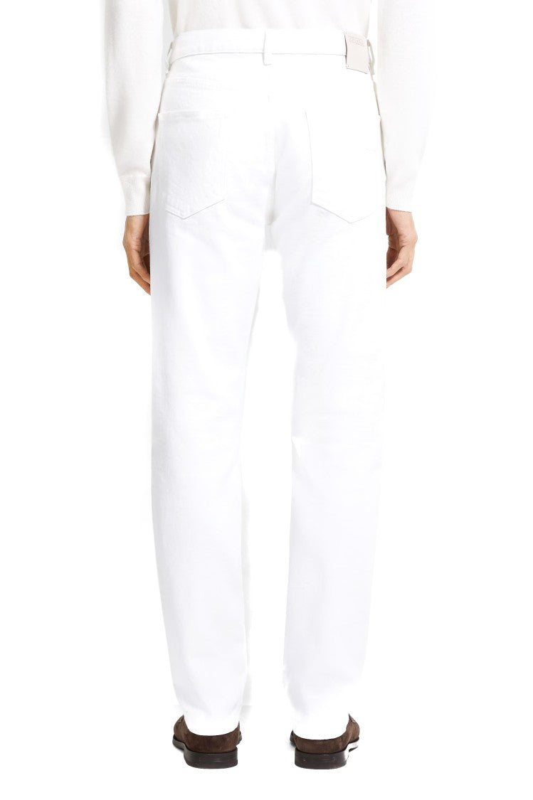 Zegna Roccia White Comfort Jeans