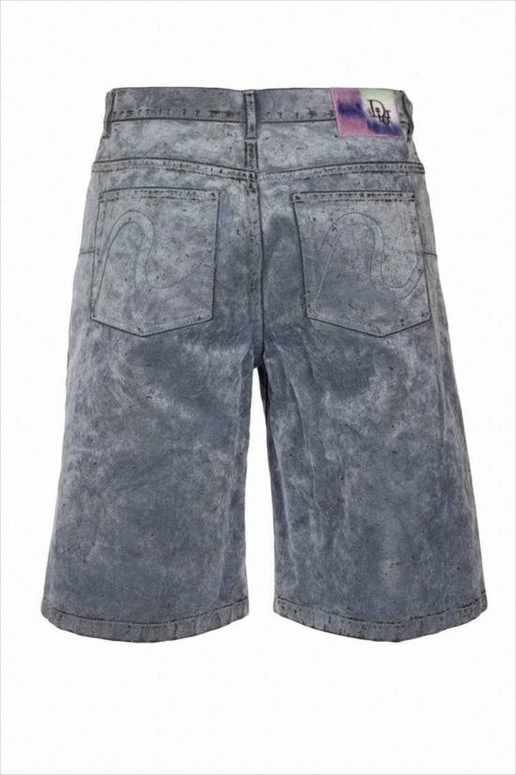 Christian Dior Relaxed Fit Denim Shorts With Classic Five-Pocket Design