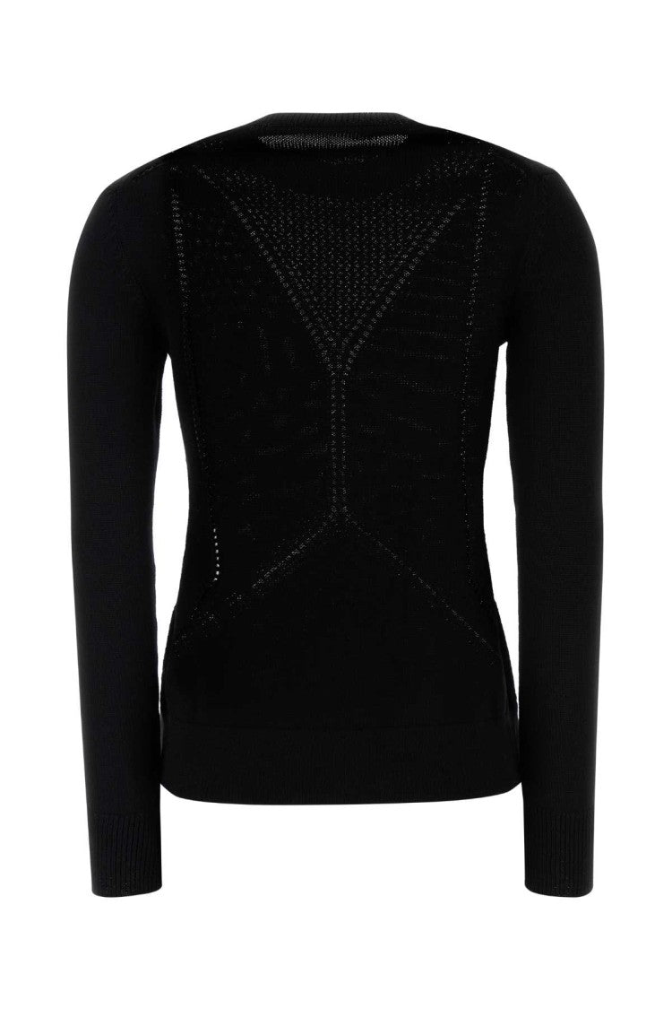 Jil Sander Black Wool Blend Sweater
