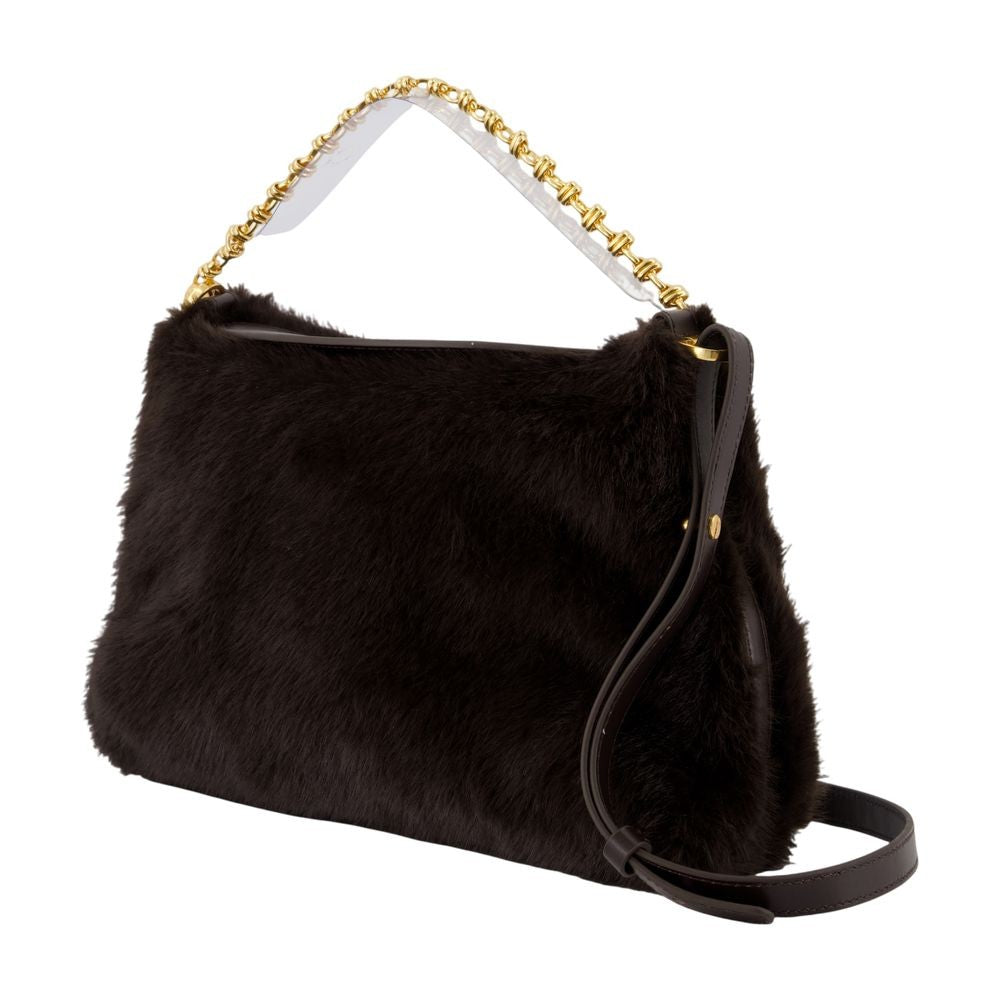 Vanessa Bruno Daily Chain Gm Shoulder Bag - Synthetic - Brown