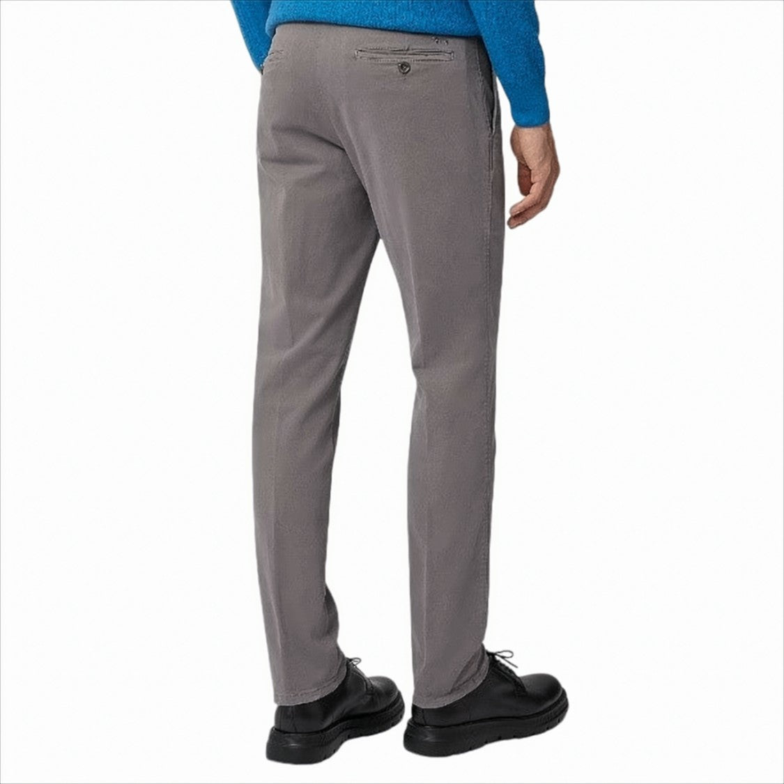 Harmont & Blaine Tailored Gray Trousers With Subtle Texture