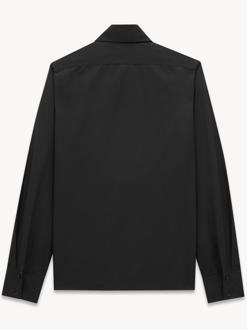 Saint Laurent Pointed Collar Formal Shirt
