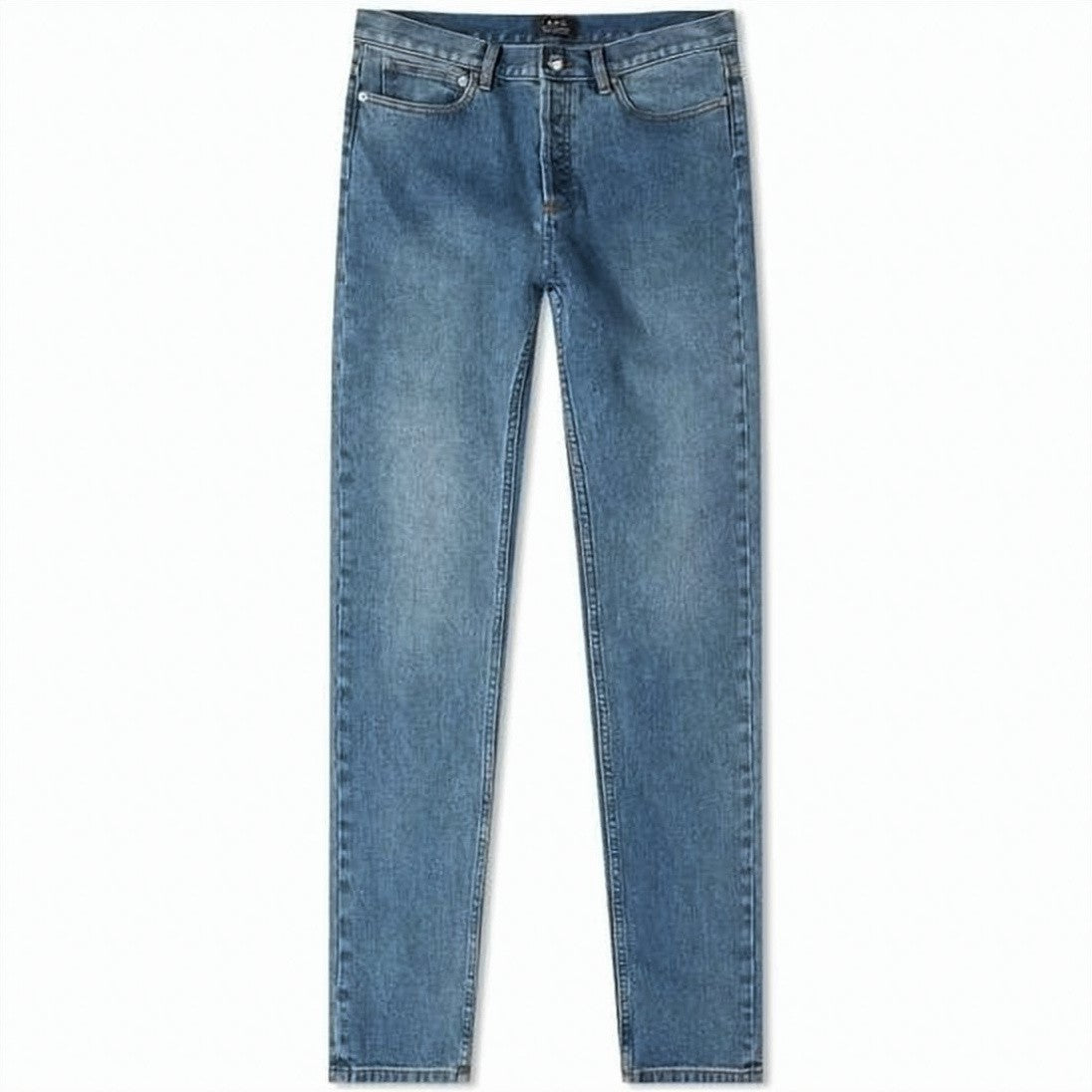 A.P.C. Slim-Fit Medium Blue Denim Pants