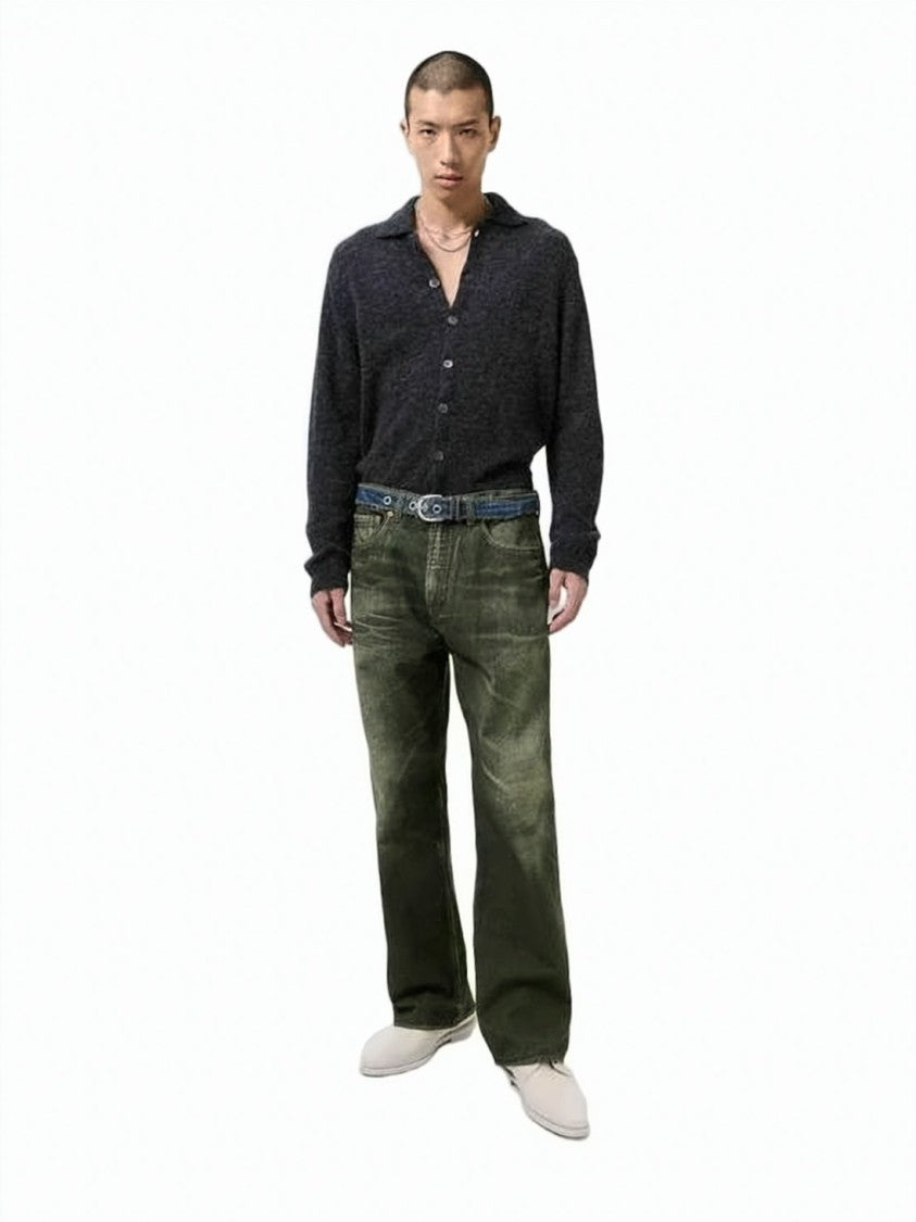 Our Legacy Straight-Leg Denim Pants With Vintage Finish