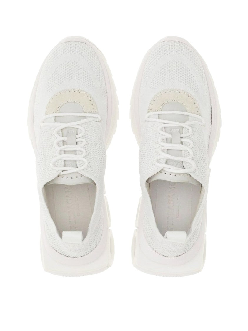 Ferragamo Nima Gancini Logo Runner Sneakers