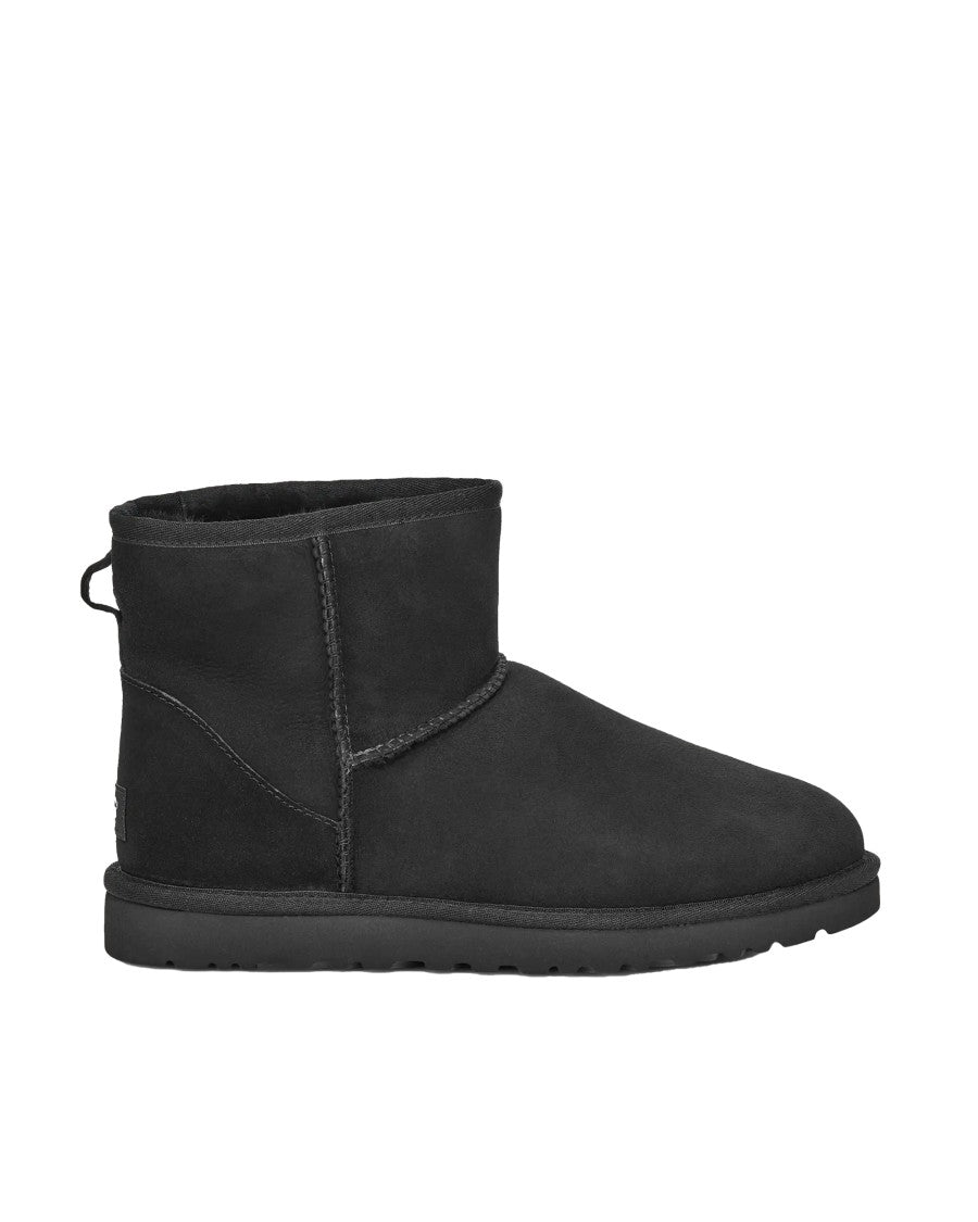 Ugg Black Classic Mini Shearling Ankle Boots