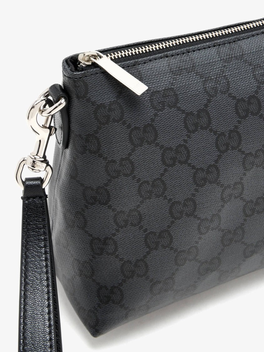 Gucci Rectangular Pouch With Subtle Monogram Pattern