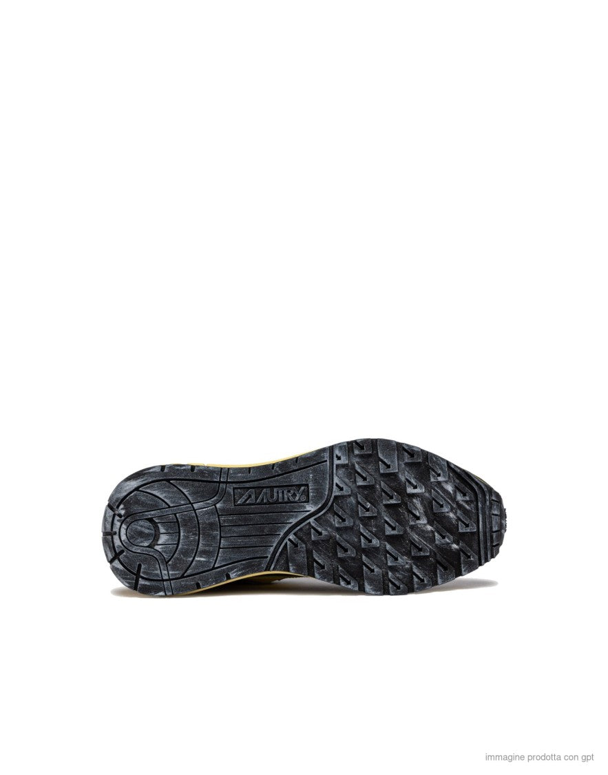 Autry Green Nylon Suede Reelwind Sneakers