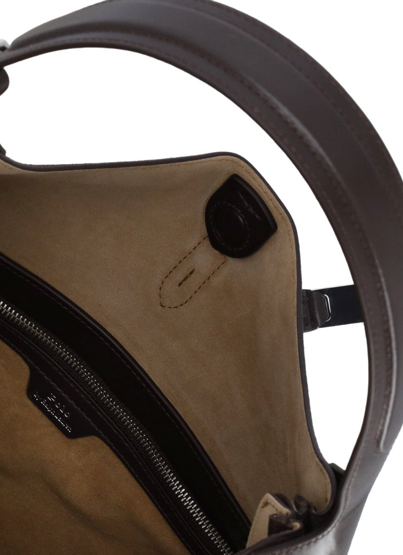 Polo Ralph Lauren Suede Leather Shoulder Bag