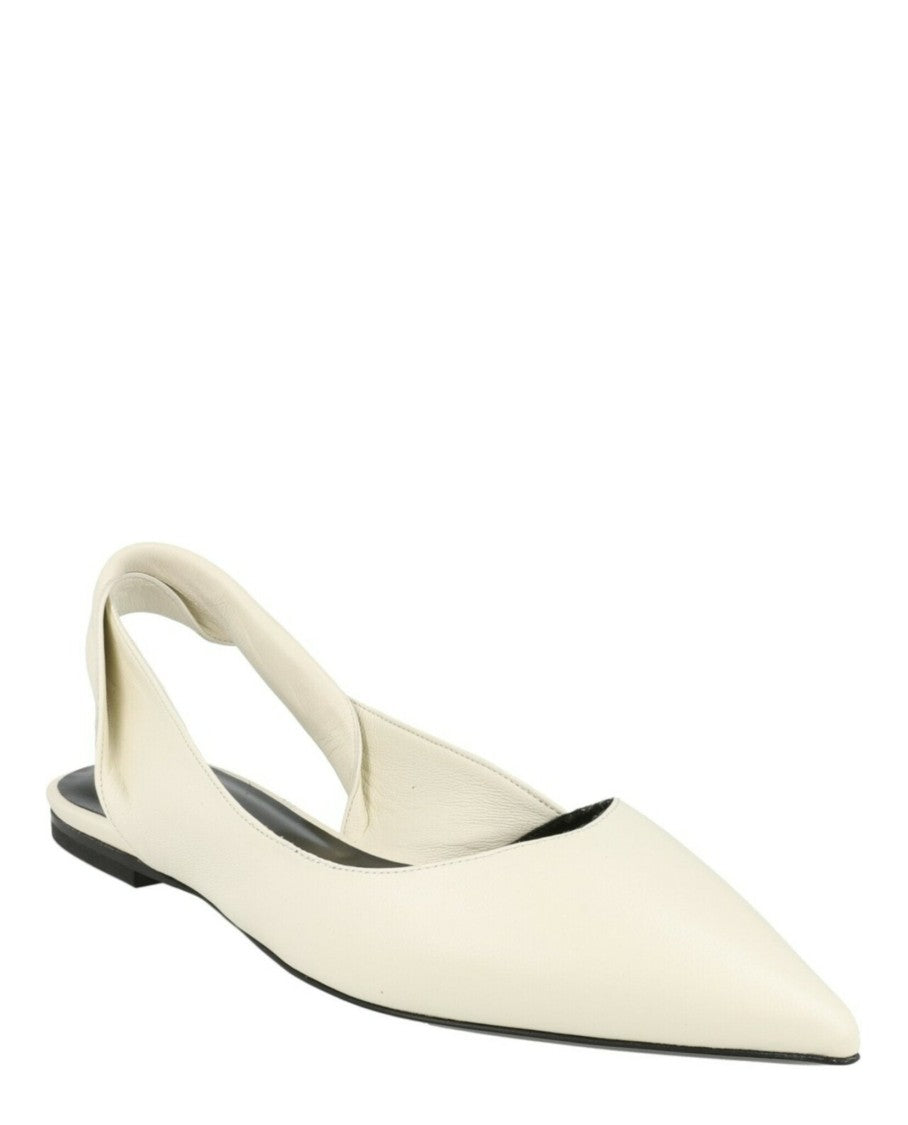 By Far Yasha Leather Flats