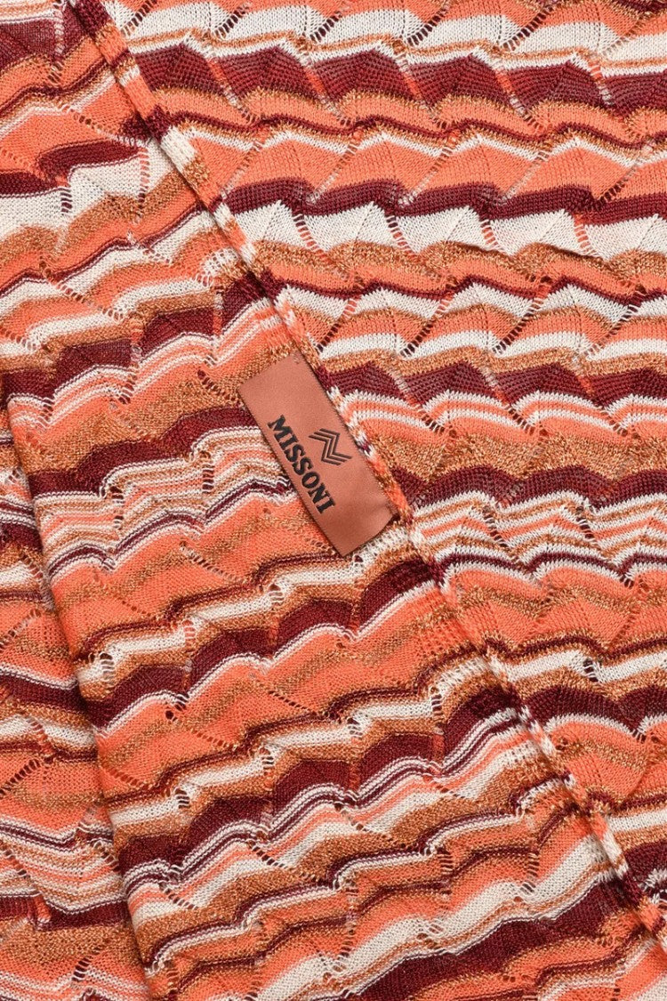 Missoni Cotton Viscose Polyamide Scarf - Orange