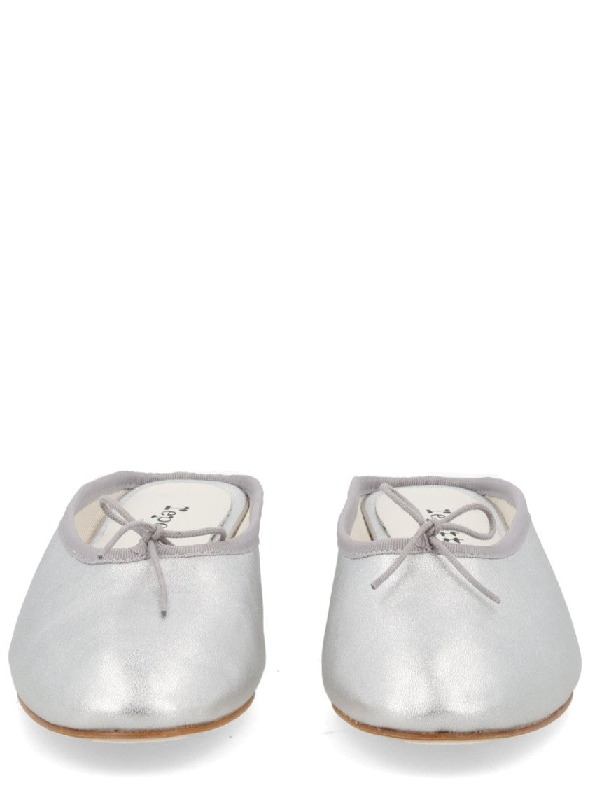 Repetto Ballerina Mule Camille Low Block Calfskin Mules