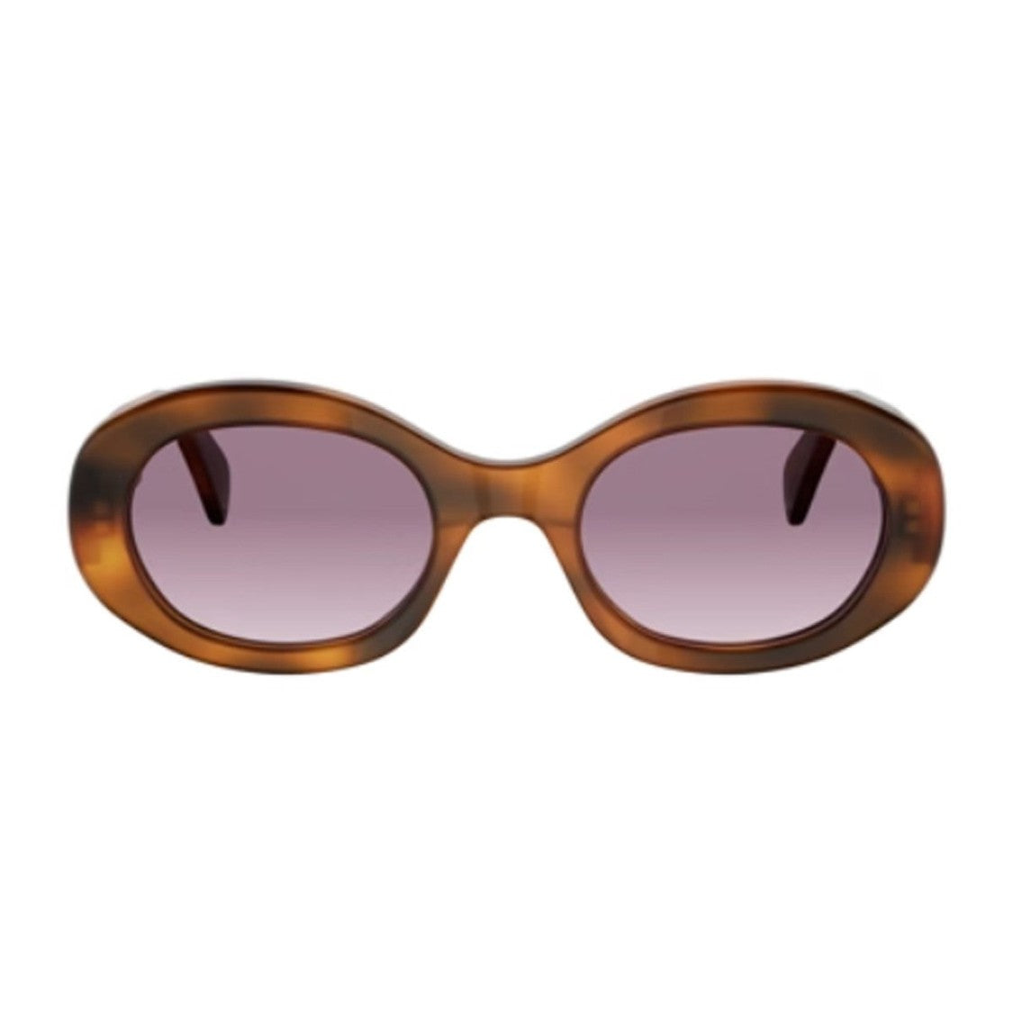 Celine Havana Triomphe Acetate Oval Sunglasses