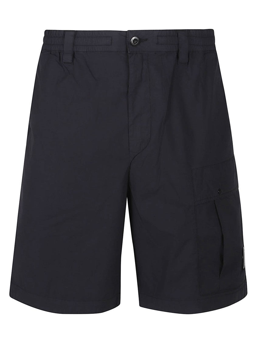 C.P. Company Bermuda Cargo Mid-Thigh Cotton-Blend Denim Shorts