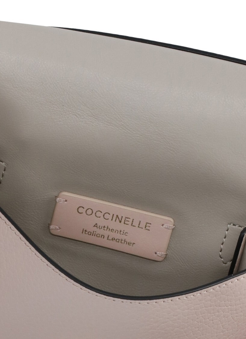 Coccinelle Structured Pebble Leather Arlettis Bag With Removable Strap