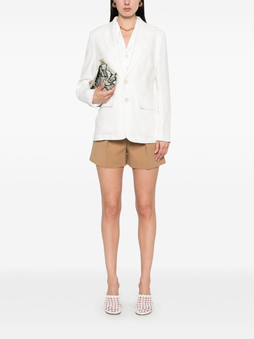 Polo Ralph Lauren Tailored White Linen Blazer With Classic Detailing
