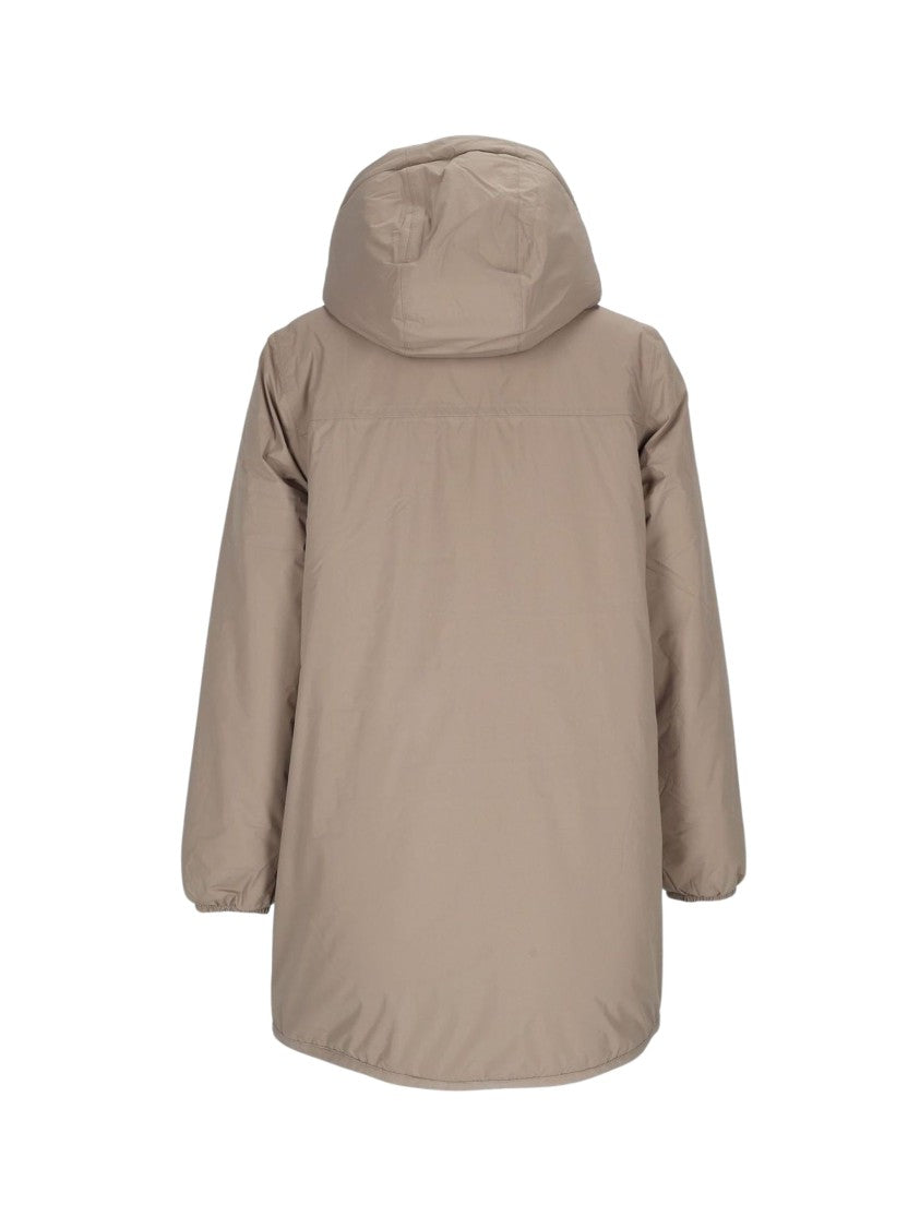 K-Way Jacinthe Orsetto Relaxed Hooded Nylon Jacket