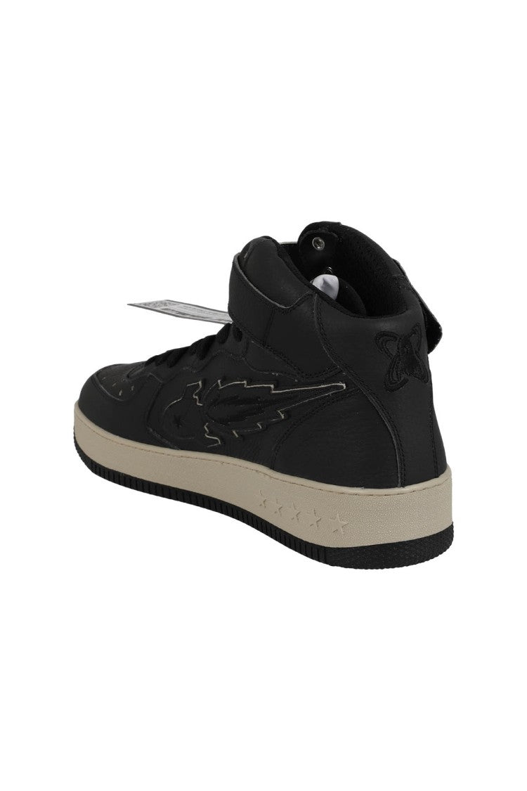 Enterprise Japan Mid-Top Sneakers With Buckle Closure