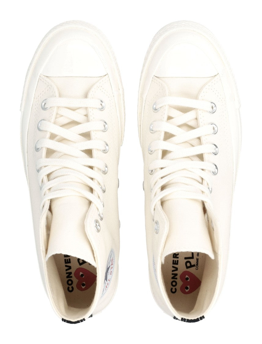 Comme Des Garçons X Converse High-Top Sneakers With Heart Emblem