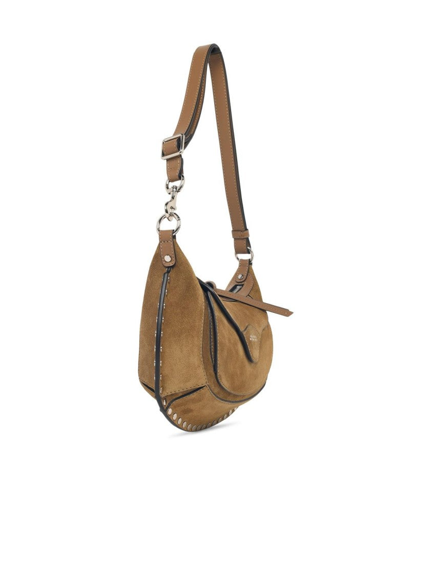 Isabel Marant 'Oskan Moon' Beige Suede Bag