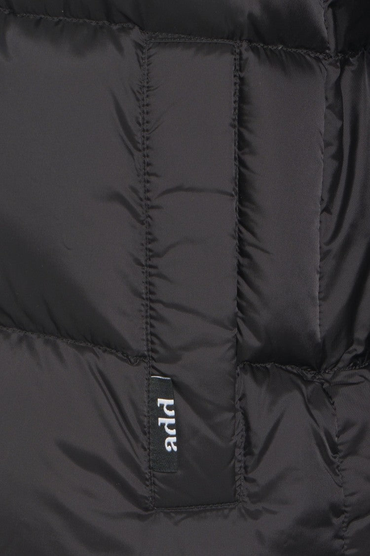 Add Nero Puffer Coat With High Collar