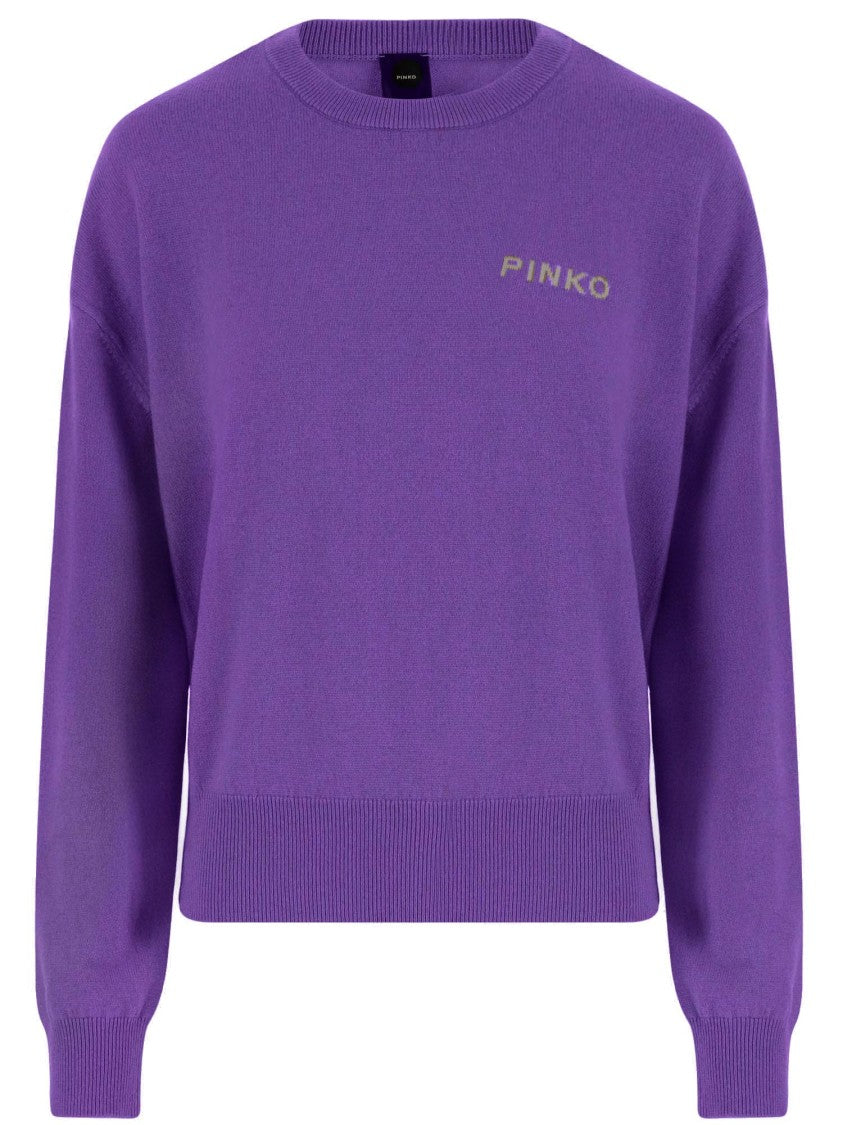 Pinko Wool And Cashmere Logo Sweater
