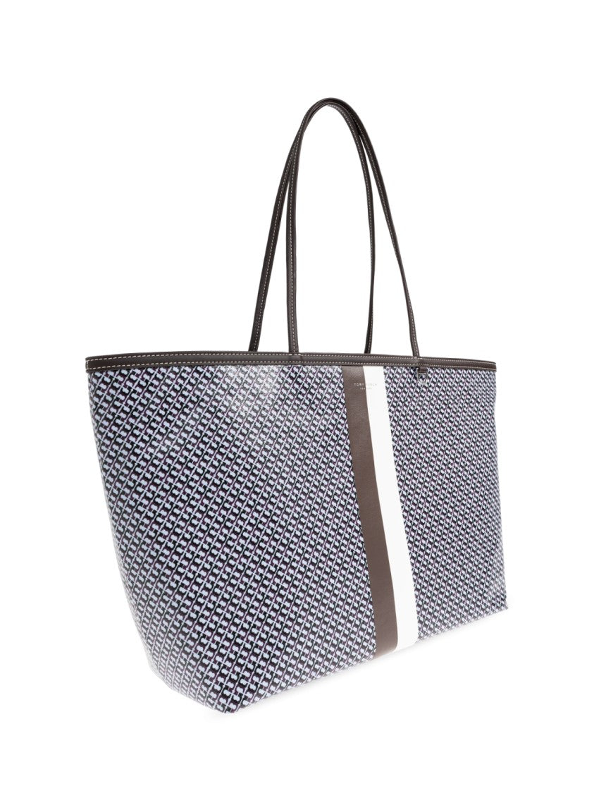 Tory Burch The Racer Logo Tote Bag