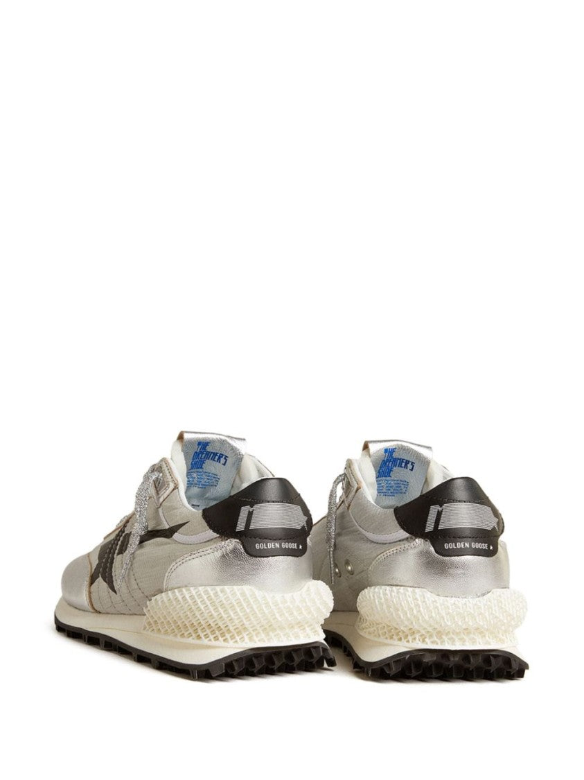 Golden Goose Metallic Sneakers With High-Quality Leather And Rubber Soles