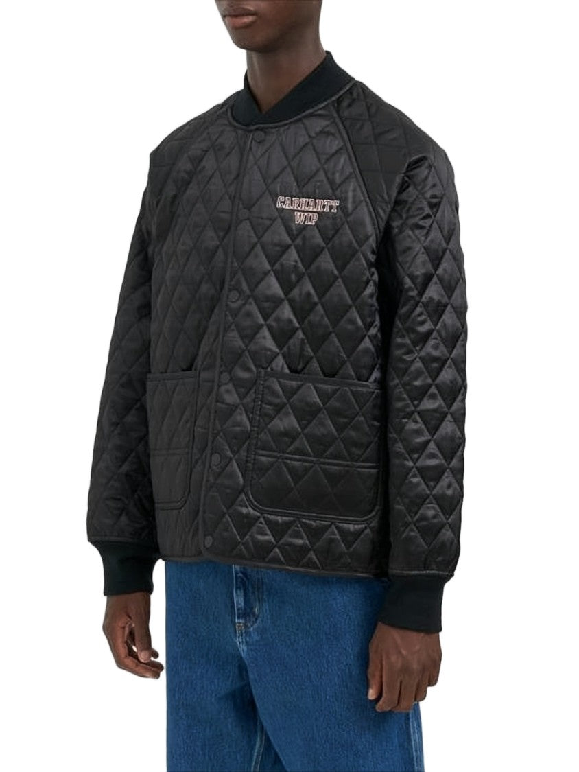 Carhartt Wip Diamond-Patterned Quilted Jacket With Ribbed Details