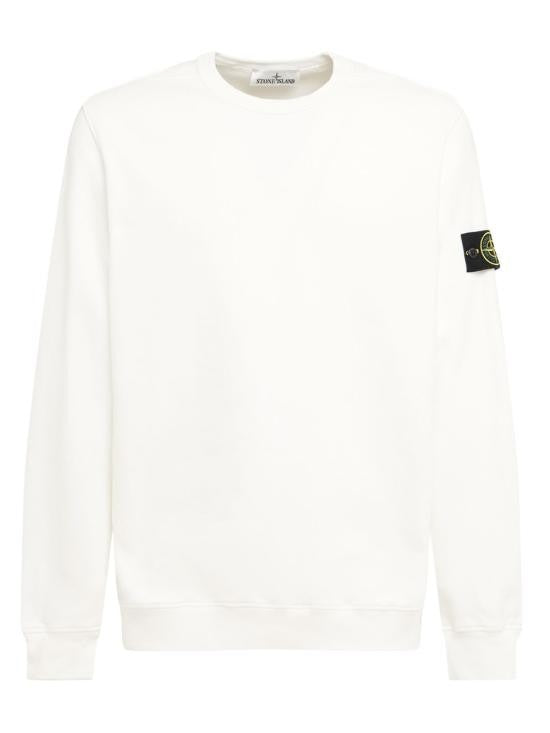 Stone Island Long-Sleeve Crewneck Tee With Signature Patch Detail