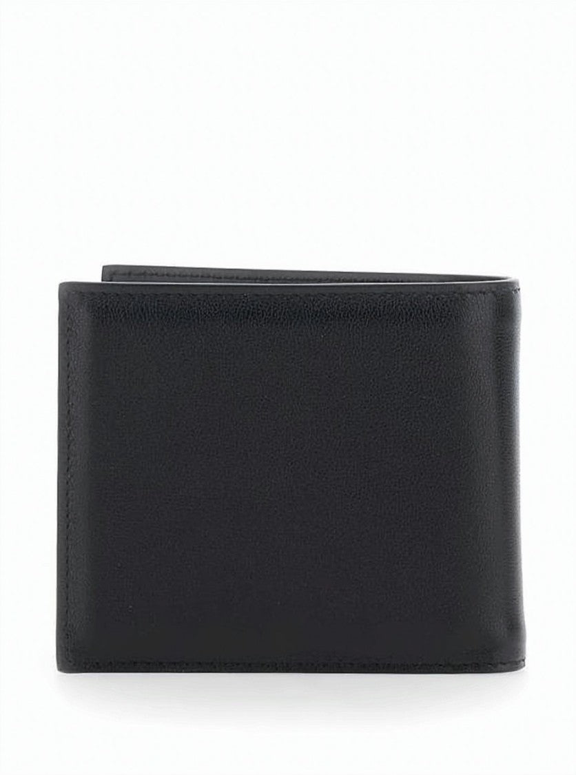 Givenchy Bifold Wallet In Smooth Calf Leather With Embossed Detailing