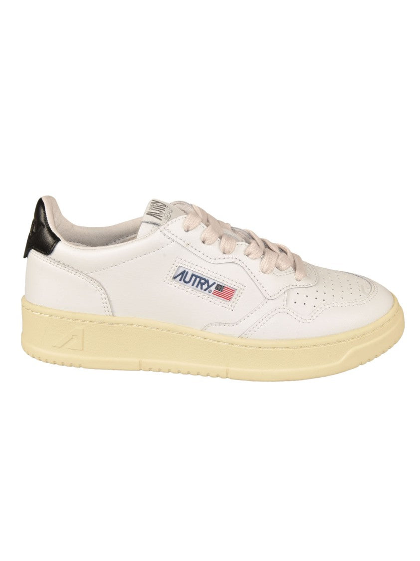Autry White Leather Low Sneakers