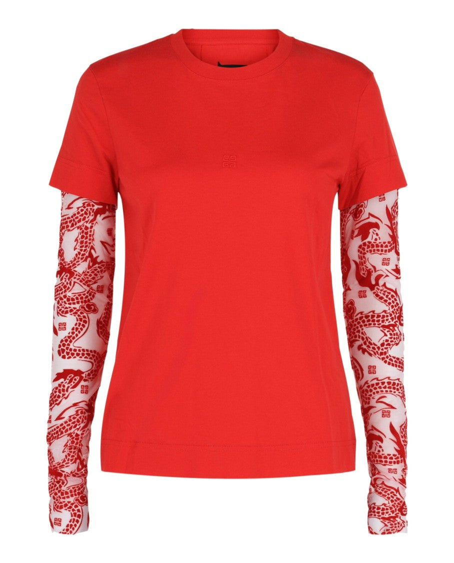 Givenchy Double Layer Long Sleeve T-Shirt
