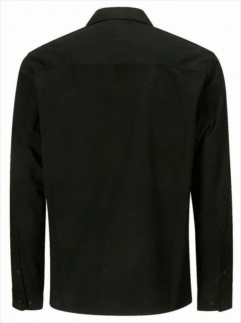 C.P. Company Minimalist Black Jacket With Zip Closure