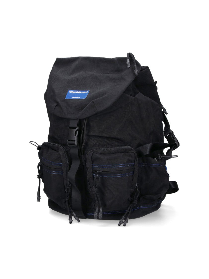 Ader Error Structured Black Bag With Smooth Texture And Clean Lines