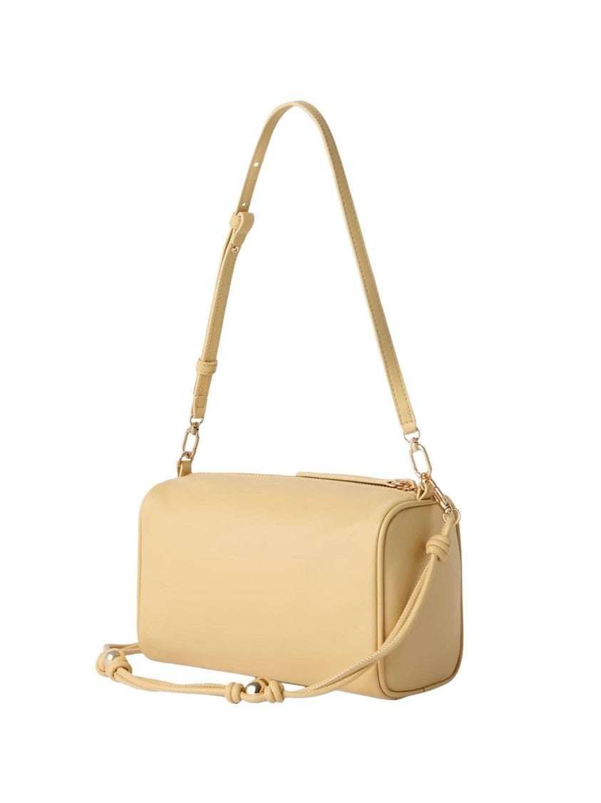 Furla Black Rectangular Leather Embossed Bag